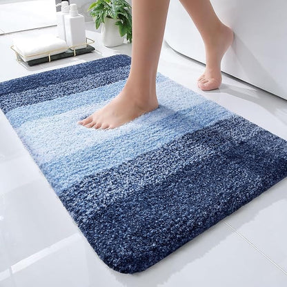 OLANLY Bathroom Rugs Mat 24x16, Extra Soft Absorbent Microfiber Bath Rugs by OLANLY