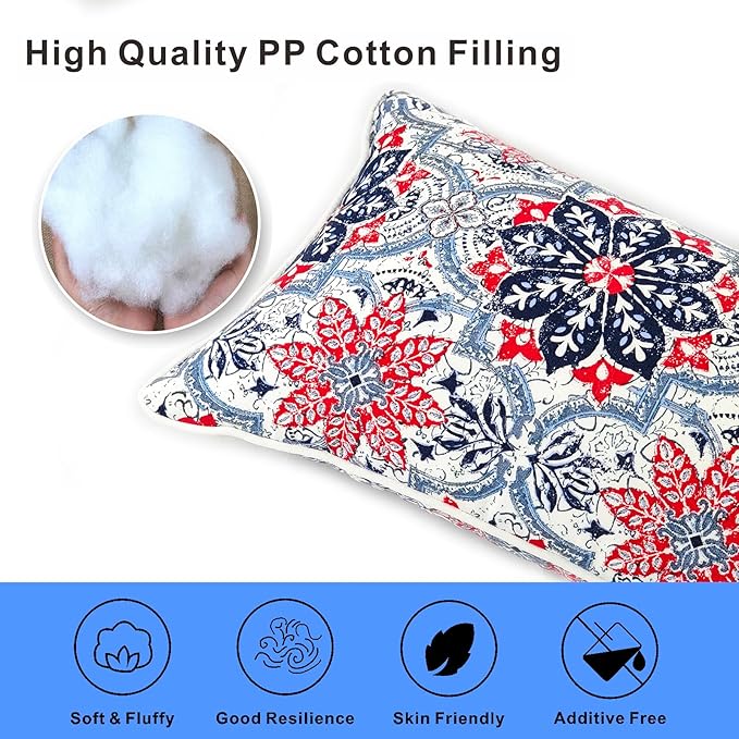 JMGBird Outdoor Lumbar Pillows Pack of 2 Outdoor Decorative Pillows - Image 4