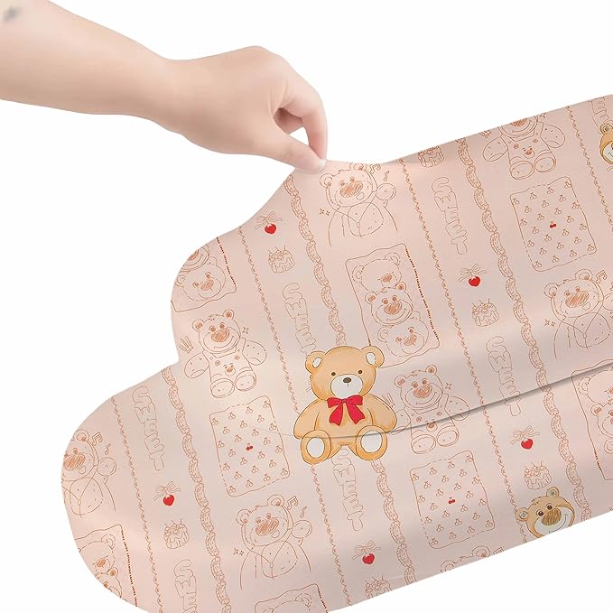 SDY Jersey Bassinet Sheets for Baby Girls, 32 "x 16 "x 4", Super Soft Breathable by SDYSoftnessDefinedbyYou