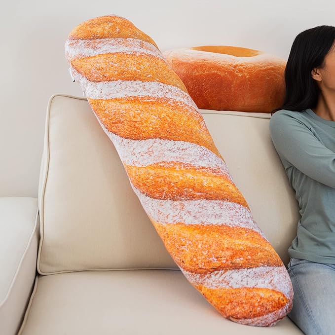 42" 3D Rustic Baguette Throw Pillow - Image 4