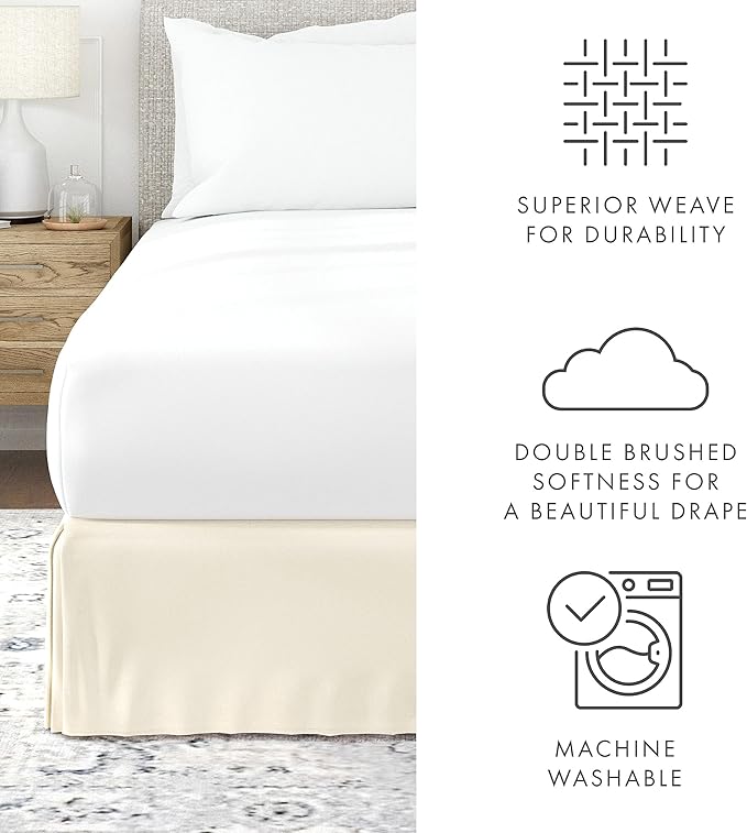 Linen Market Bed Skirt - Image 6