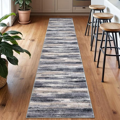 Modern Abstract Runner Rug 2x10 - Image 2