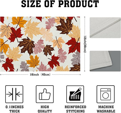 Giwawa Maple Leaf Placemats Set of 4 - Image 4