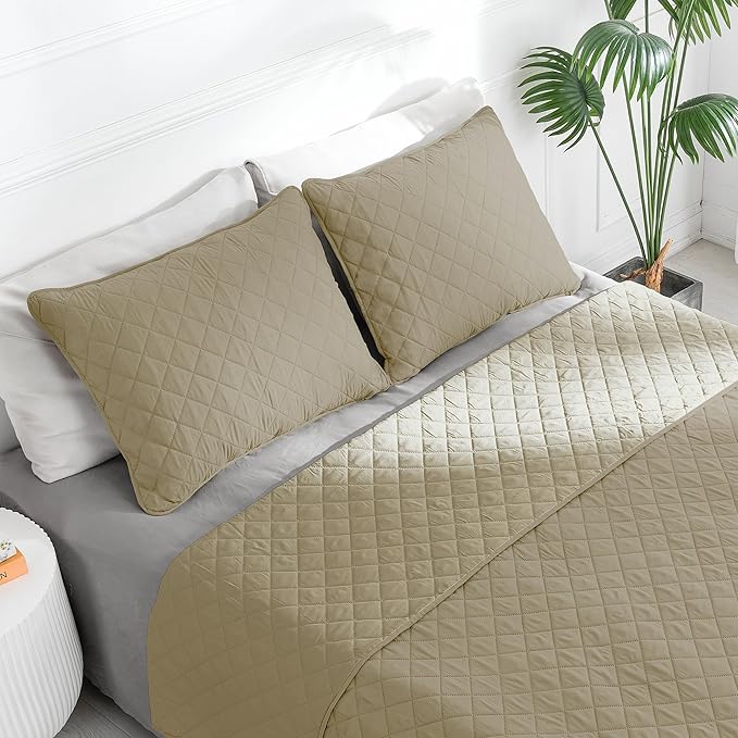 Easy-Going Full/Queen Size Reversible Quilt Set - Image 2