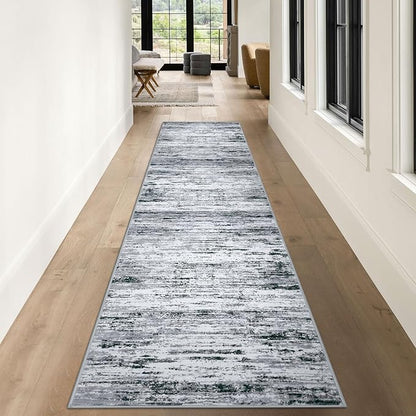 Modern Abstract Runner Rug 3x10 - Image 2