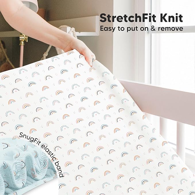 KeaBabies 2-Pack Baby Crib Sheets - Image 6