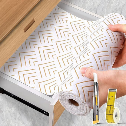 Shelf Liner for Kitchen Cabinets Non Adhesive Drawer Liner Non-Slip Thickened - Image 9