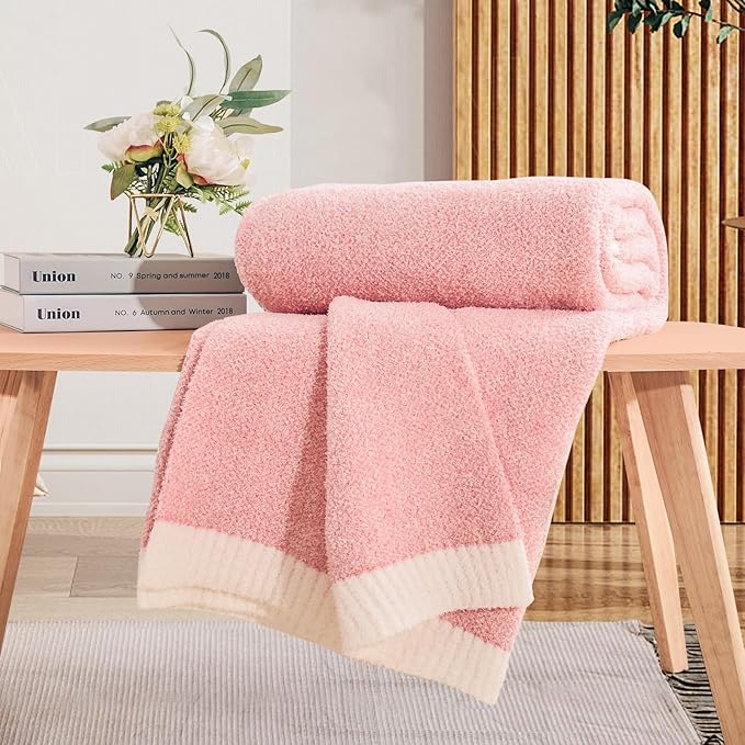 NEXHOME PRO Soft Blankets Pink, Cozy Throw Blanket - Image 8