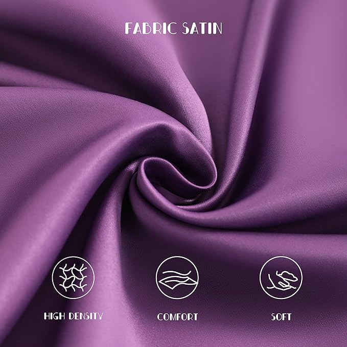NTBAY Zippered Silk Satin Toddler Pillowcases - Image 2