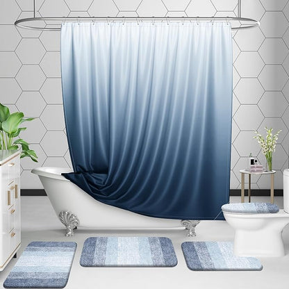 OLANLY Luxury Toilet Rugs U-Shaped 24x20, Extra Soft and Absorbent Microfiber - Image 3