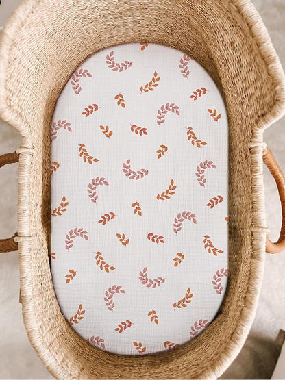 Bassinet Sheet for Baby Boy and Girl, Fitted Sheets for Rectangle, Hourglass - Image 2