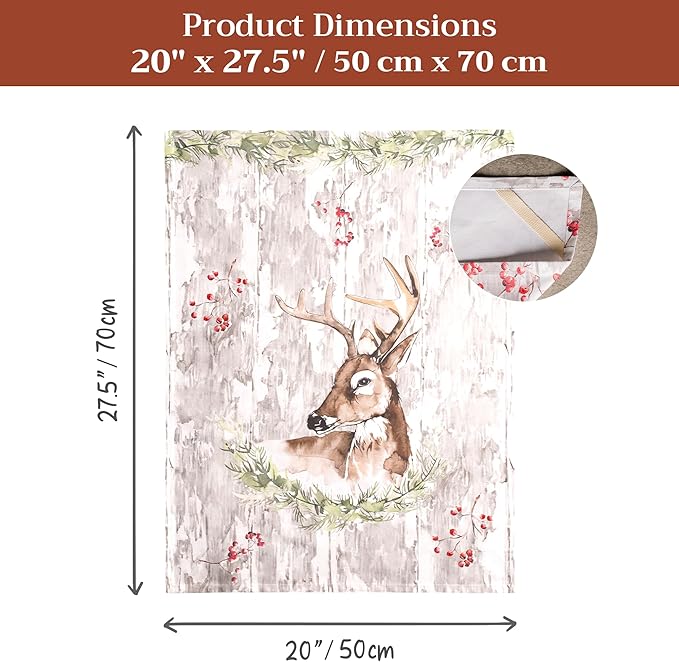 Maison d' Hermine Kitchen Towels Set of 3 100% Cotton 20" x 27.5" Reusable - Image 7
