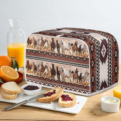 ZFRXIGN Boho Horse Toaster Cover 2 Slice Toaster Dust Cover Small Appliance - Image 4