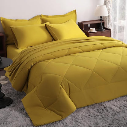 NTBAY King Comforter Set with Sheets, 7 Pieces Soft and Breathable King Bedding by NTBAY