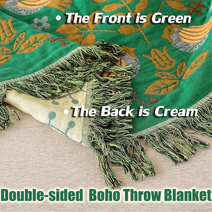 MSGKV Cotton Bed Blanket for Couch and Sofa Blankets for Living Room Bedroom - Image 8