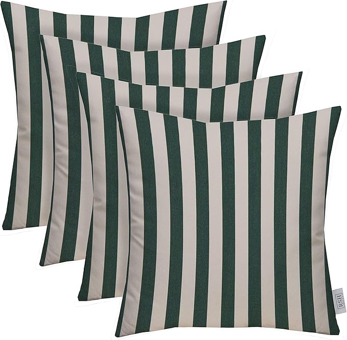 RSH DECOR: Sunbrella Square Throw Pillows Set of 4 | 17" x 17" | Water and by RSHDECOR