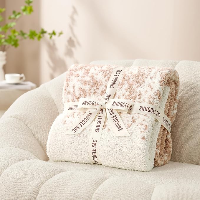 Snuggle Sac Beige Throw Blanket - Image 4