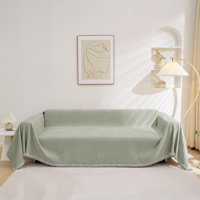 MEETSKY Couch Covers for 3 Cushion Couch Sofa Covers Washable Couch Cover by MEETSKY