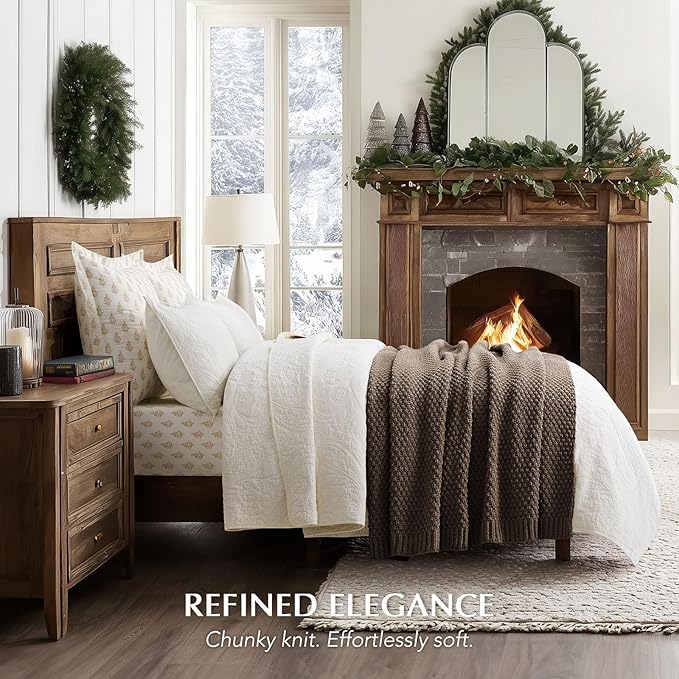 EVERGRACEHOME Chunky Chenille Knit Throw Blanket - Image 4