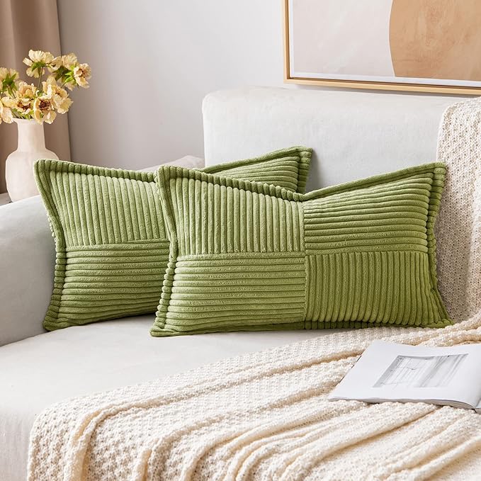 MIULEE Decorative Lumbar Throw Pillow Covers by MIULEE