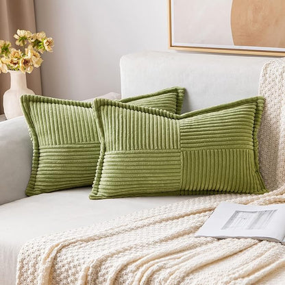 MIULEE Decorative Lumbar Throw Pillow Covers by MIULEE