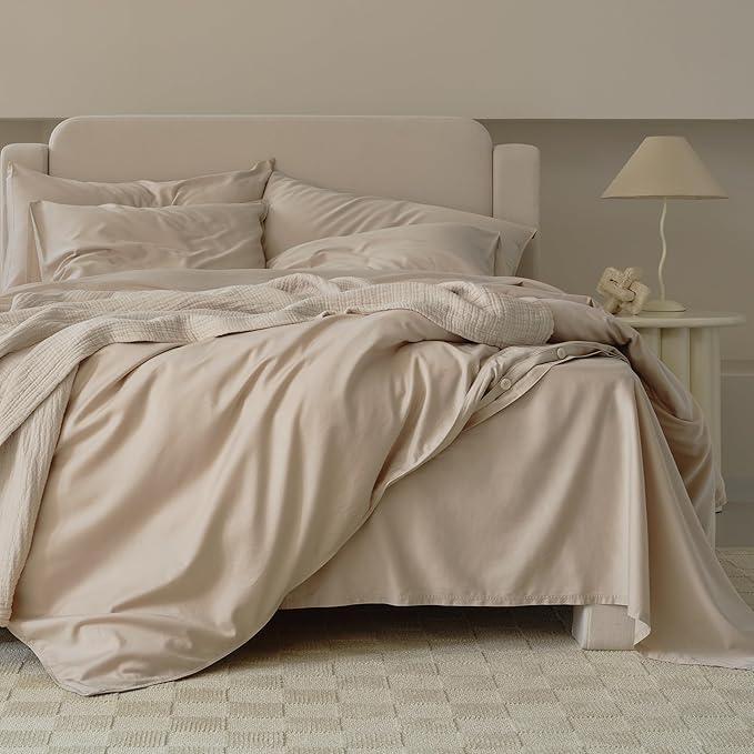 Double Stitch Cotton Tencel Duvet Cover - Image 7