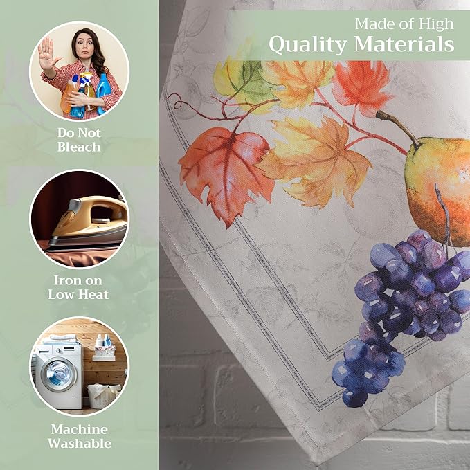 Maison d' Hermine Kitchen Towels Set of 3 100% Cotton 20" x 27.5" Reusable - Image 3