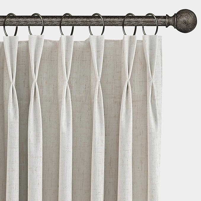 Pinch Pleated Blackout Curtains by Aersas