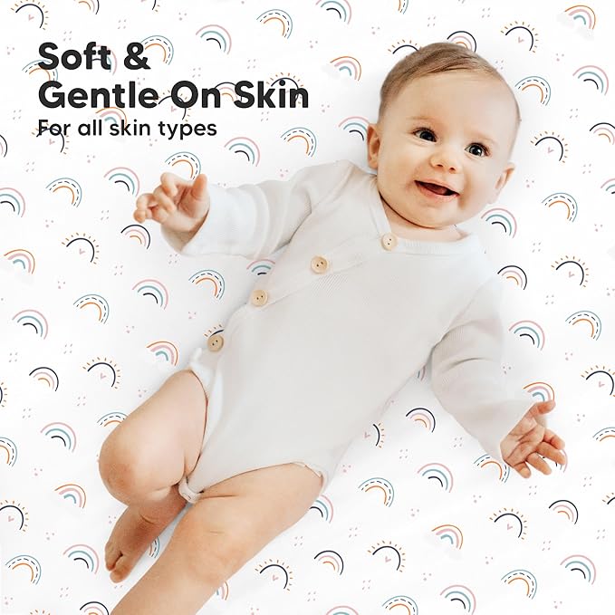 2-Pack Mini Crib Sheets Fitted - Image 4