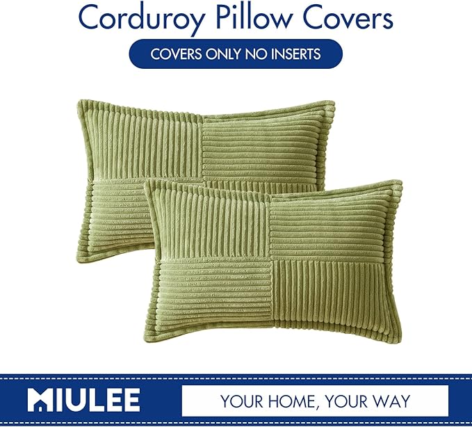 MIULEE Decorative Lumbar Throw Pillow Covers - Image 6
