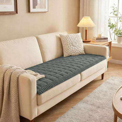 Smiry Couch Cover for Dogs Washable, Non Slip Fuzzy Pet Couch Covers for 3 - Image 7