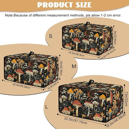 Dustproof Toaster Oven Cover Polyester-Linen Fabric Microwave Oven Dust Cover - Image 7