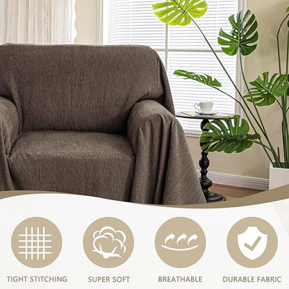 MYSKY HOME Oversized Armchair Couch Cover - Image 2