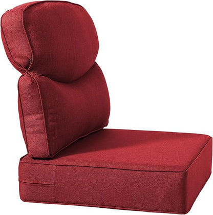 Luxury 22x24/22x25 6-Inch Smile Outdoor Seat Cushions Set of 2 - Image 4