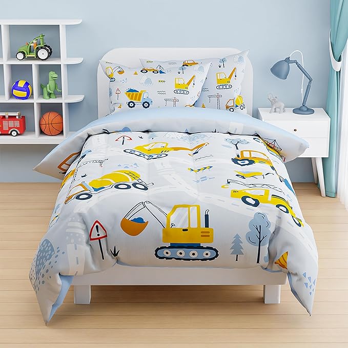SANDJEST Construction Duvet Cover Sets Full Size - Image 7