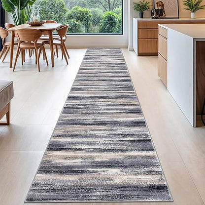 Modern Abstract Runner Rug 2.6x16 - Image 2