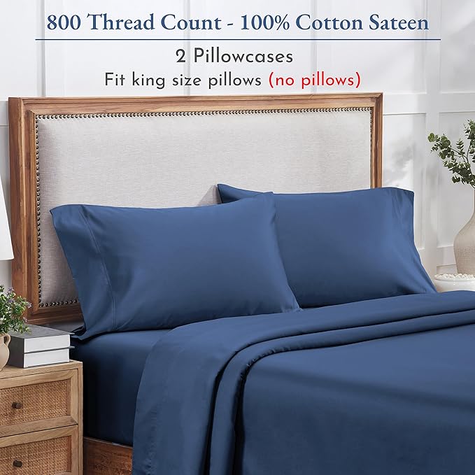 California Design Den King Size Pillow Cases Set of 2 - Image 3