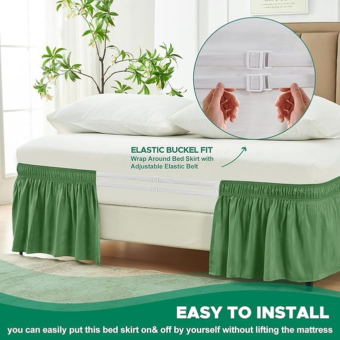 Biscaynebay Wrap Around Bed Skirts - Image 4
