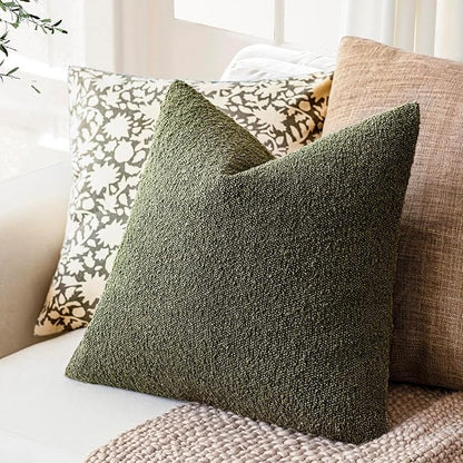 Foindtower Set of 2, Decorative Textured Boucle Throw Pillow Covers Accent - Image 6
