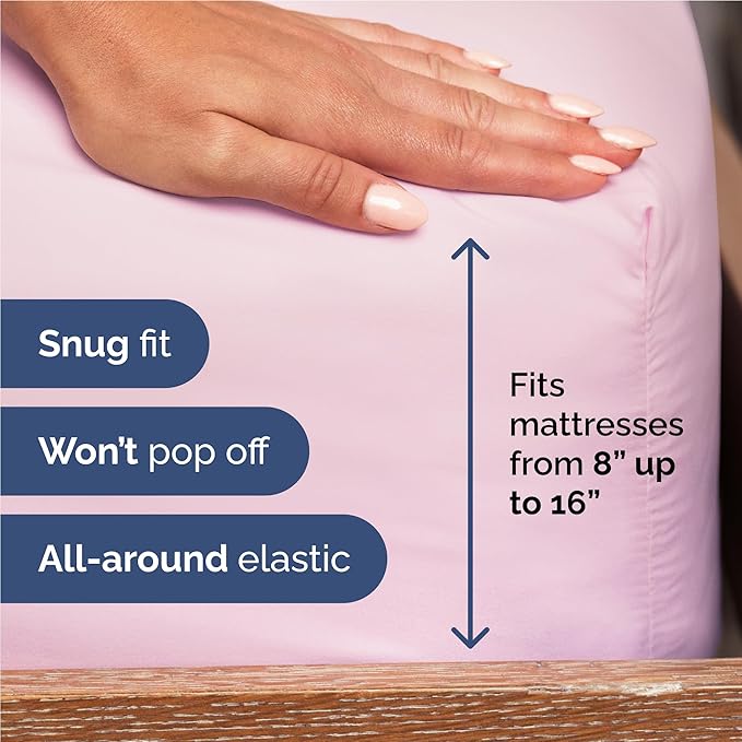 Twin XL Size 3 Piece Sheet Set - Image 3