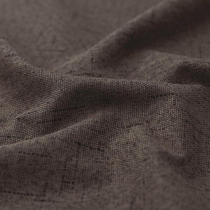 KOUFALL Brown Curtains Blackout 2 Panels, Dark Chocolate Linen Black Out Dark - Image 9