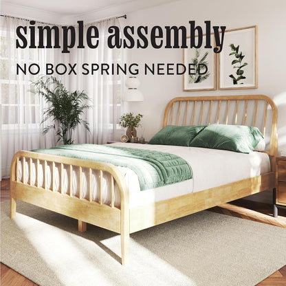 dg casa wesley solid wood king size bed shown in use
