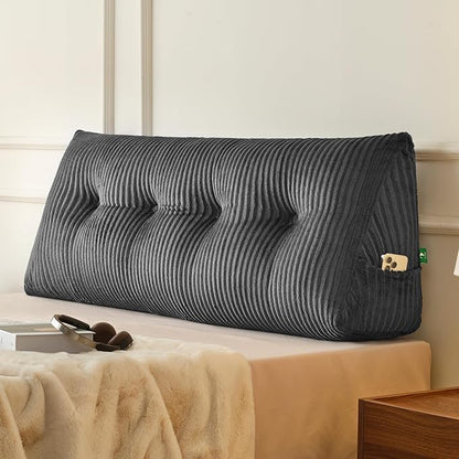 Z-hom Full Headboard Pillow, Triangular Wedge Reading Pillow by Z-HOM