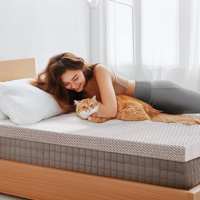 Subrtex Cover for Mattress Topper Full Size 2 Inch Mattress Topper Protector - Image 3