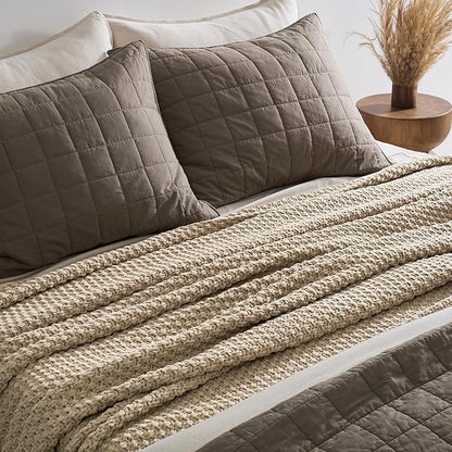 EVERGRACEHOME Chunky Chenille Knit Throw Blanket - Image 3