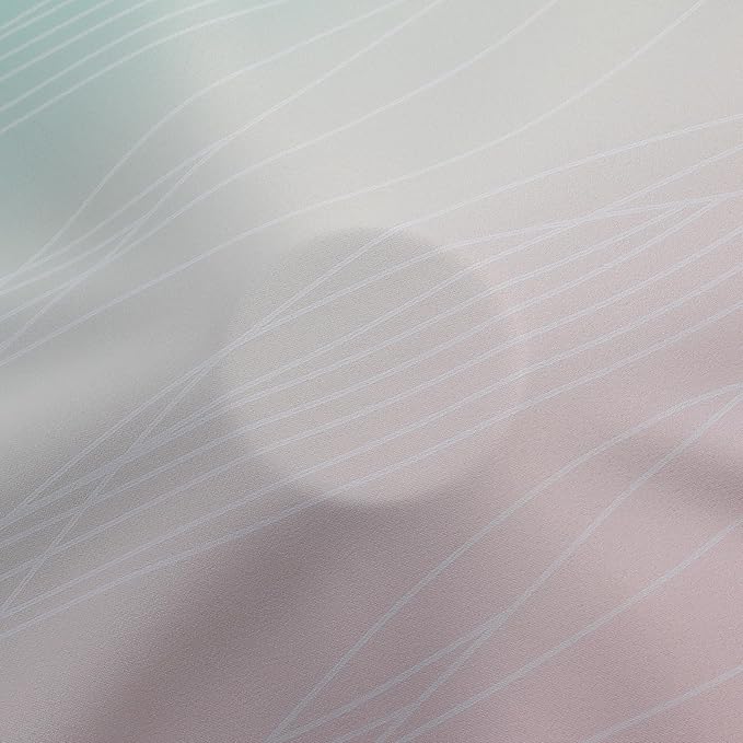Estelar Textiler Pink and Teal Ombre Blackout Curtains - Image 8
