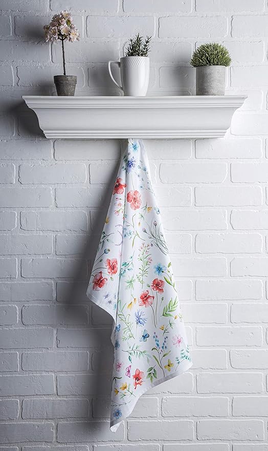 Maison d' Hermine Kitchen Towels Set of 3 100% Cotton 27.50" x 20" Reusable - Image 7