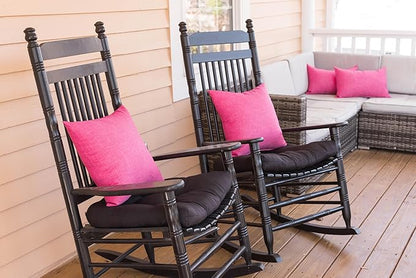 RSH DECOR: Outdoor Tufted Seat Cushions Set of 2 | 17" x 17" | All-Weather Spun - Image 4