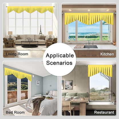 Brilliant Yellow Window Valance - Image 4