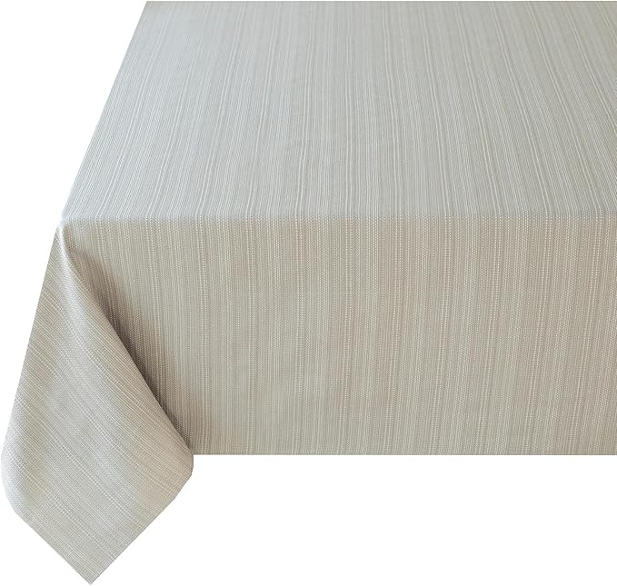 Benson Mills Cameron Textured Fabric Table Cloth, - Image 7